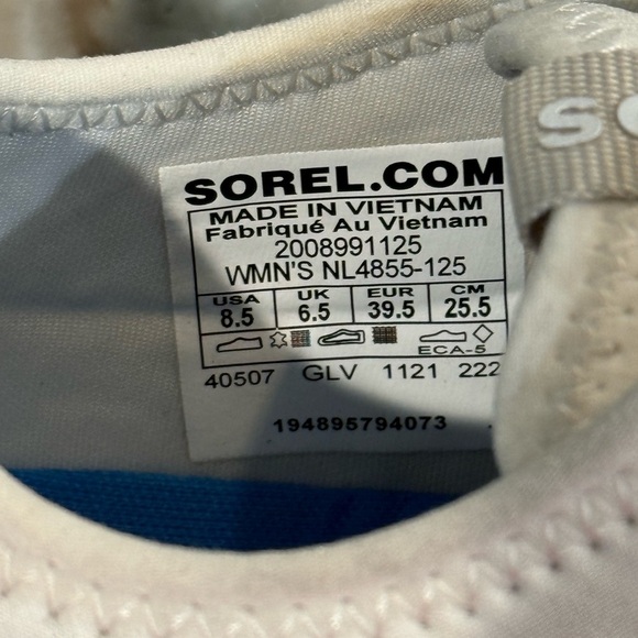 Women’s SOREL ONA 503 Low sneakers- grey/white. Size 8.5 - Picture 6 of 12